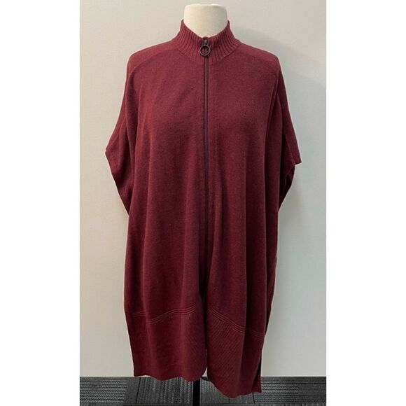 Lululemon Call Me Cozy Wrap In Heathered Deep Rouge ONE SIZE NWOT - Picture 4 of 7